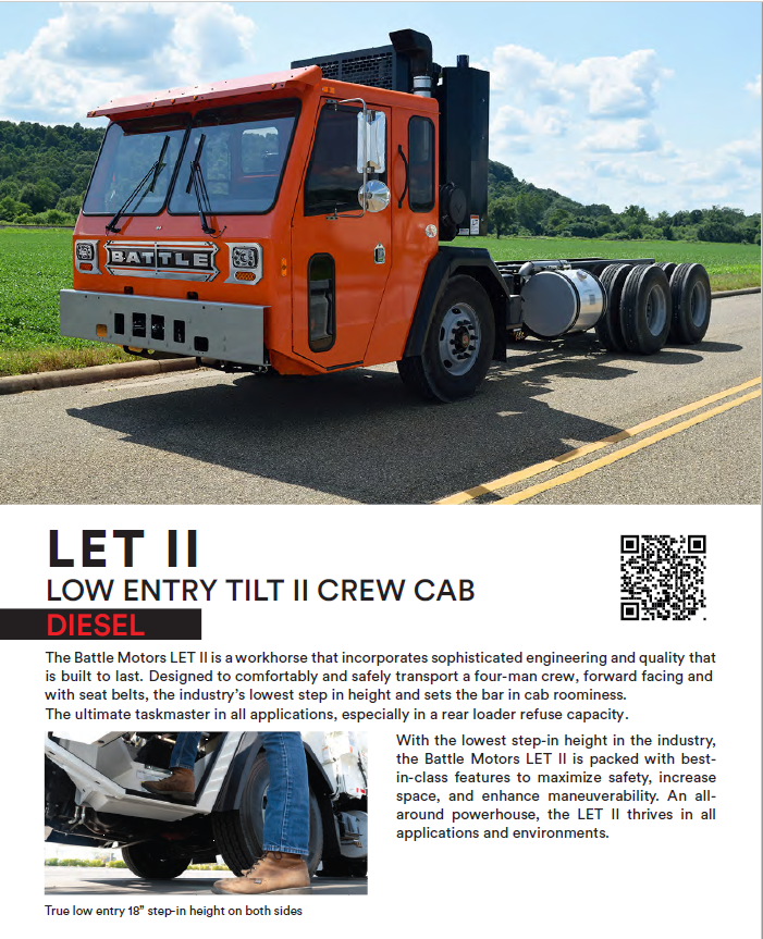  Battle Motors Low Entry Tilt II Crew Cab - Diesel